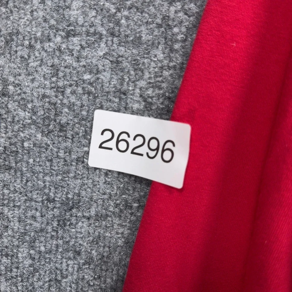 True Religion Sweatshirt Mens XL Red Buddha Contrast Stitch Zip Up Hoodie NEW